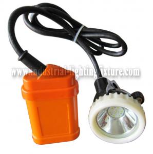 China LED Rechargeable Miners Cap Lamp 1 Watt 4500Lux With 6 Pcs SMD Led KJ3.5LM factory