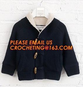 China Stylish warm korean fur knitted new style, kid coat sweaters, China manufacturer quality new design wool baby sweater de factory