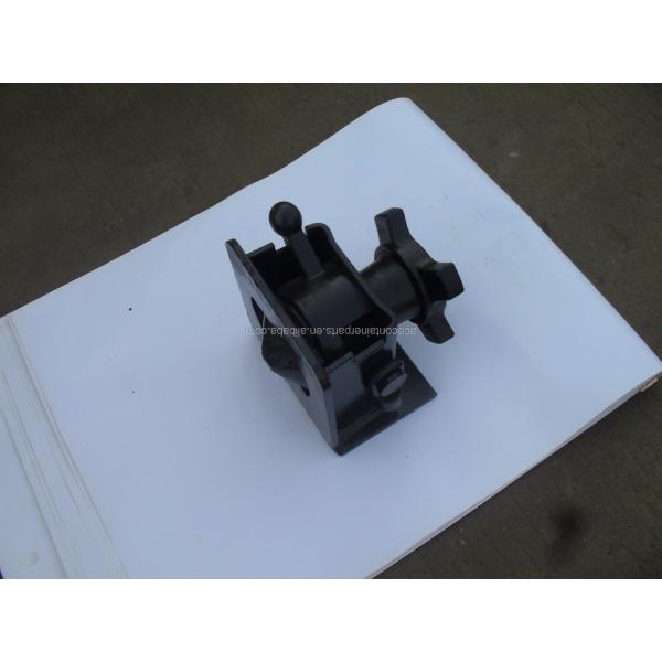 Semi Trailer Double Container Trailer Twistlock Twist Lock Front Pin Lock Trailer Parts Red and Black