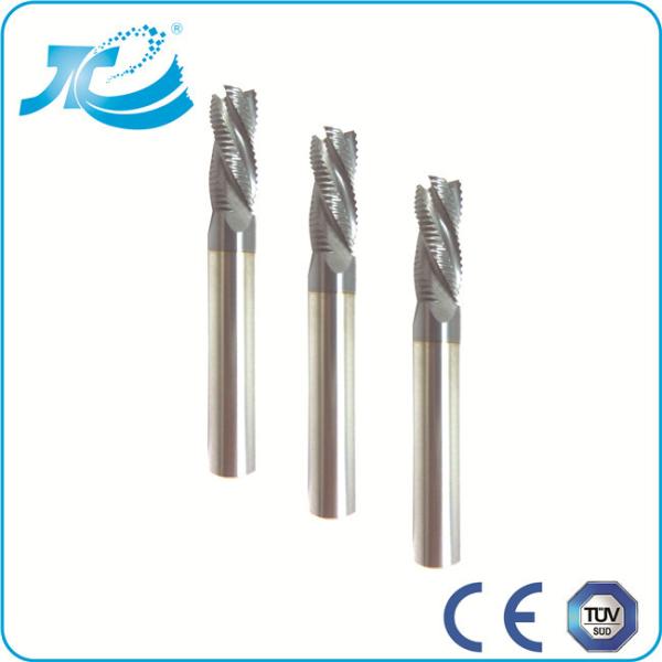 Coating Tungsten Steel Roughing End Mill Feeds Speeds 6 - 20 mm Diameter