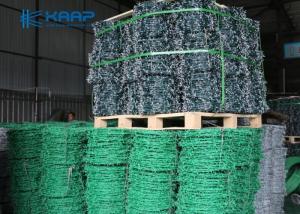 China Anti Climb Barbed Wire Coil , Razor Blade Wire Viciously Effective Easy Installation factory