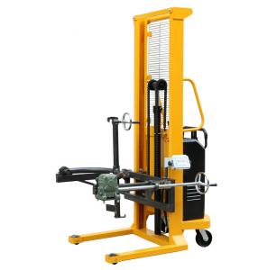 China Gripper Type 1.6m Lifting Height And 500Kg Load Electric Drum Lift Manual Rotating with Electronic Balance on sale