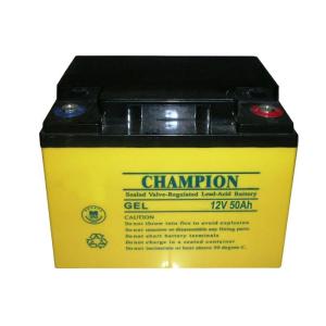 Buy cheap China Champion Deep Cycle Battery 12V50AH NP50-12-G Sealed Lead Acid Solar GEL from wholesalers