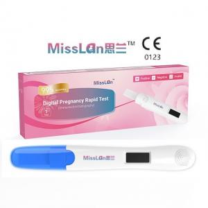 China Miss Lan Digital HCG Rapid Test Kit With 99% Accuracy 25mIU on sale
