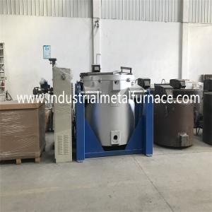 China 300 To 1000kgs Electric Oil Fired Copper Melting Furnace Melting Copper 1400 Degree factory