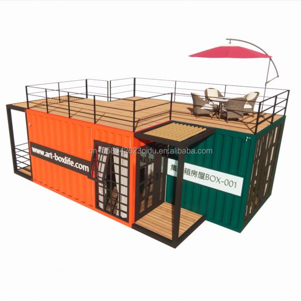 Customized Color Modern Fast Build Modular Prefab House Hotel Container Homes With Bathroom And Kitchen for Hotels