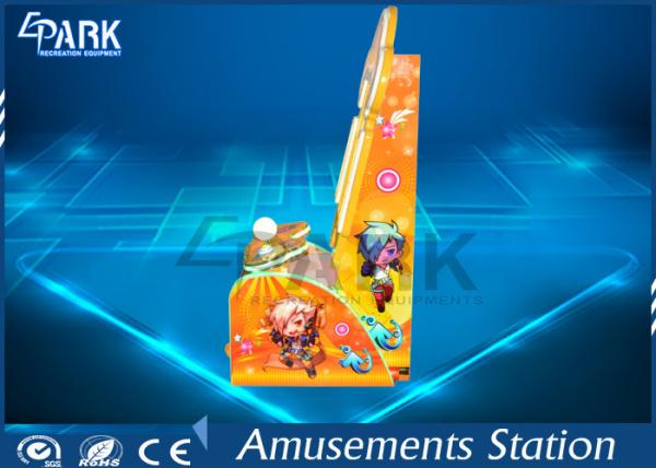 China Kids Coin Pusher Subway Parkour Joystick Controlled Amusement Game Machines factory