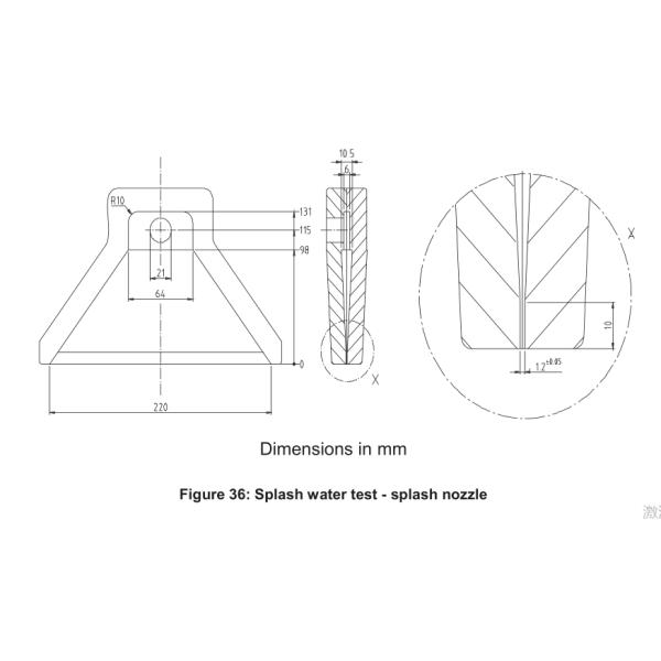 ISO 16750-4 Compliant IP Testing Equipment for Thermal Shock and Splash Water Testing with 100 Cycles and PLC Controller