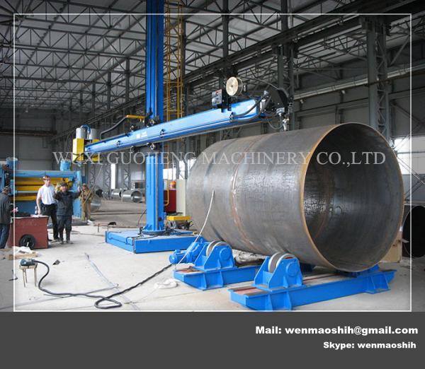 Wind Tower Industry Conventional Welding Rotator 40T For Tank Vessel