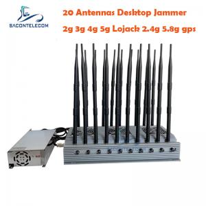 China 60m Mobile Phone Signal Jammer GSM CDMA DCS PCS 20 Bands 3 Cooling Fans on sale