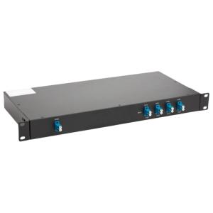 China Compact 8 Channels CWDM Mux Demux 1RU Rack Mount Simplex BIDI Transmission Transforming factory