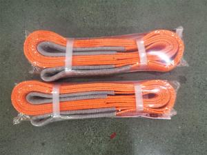 China Custom Printed Logo Polyester Webbing Sling Belt 1t 25mm Width For Lifting factory