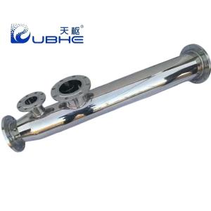 China 1000L Capacity Movable Static Pipe Mixer for Liquid Mixing factory