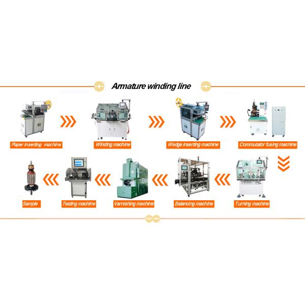 4 Working Stations Micro Motor Armature Winding Machine