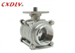 China NPT Full Port 2 Threaded Ball Valve High Temperature Direct Mouting Valve on sale