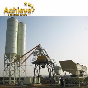 China JS500 HZS25 Concrete Mixing Plant Stationary Ready Mixed 3.8m factory