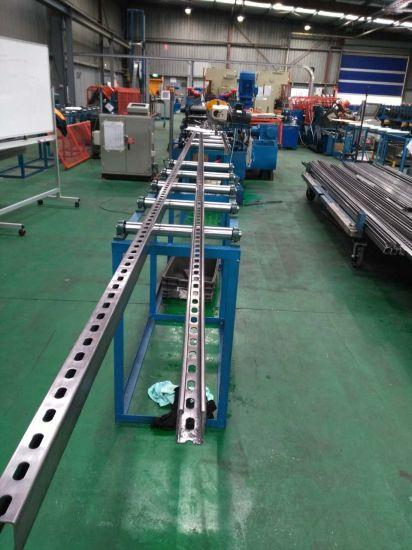New design Mitsubishi PLC Control Automatic Solar Strut Roll Forming Machine made in China