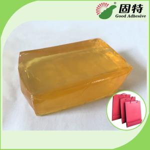 Buy cheap Polyolefin Light And Semi-Transparent Block Solid Hot Melt Glue For Paper Bag from wholesalers