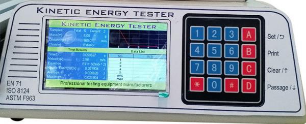 Projectile Velocity Tester , Kinetic Energy Tester For Toys of Kinetic Energy Test