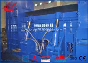 China Hydraulic Shear Baler Metal Scrap Baling Shear 3m Chamber 74kW Electric Motor Drive on sale
