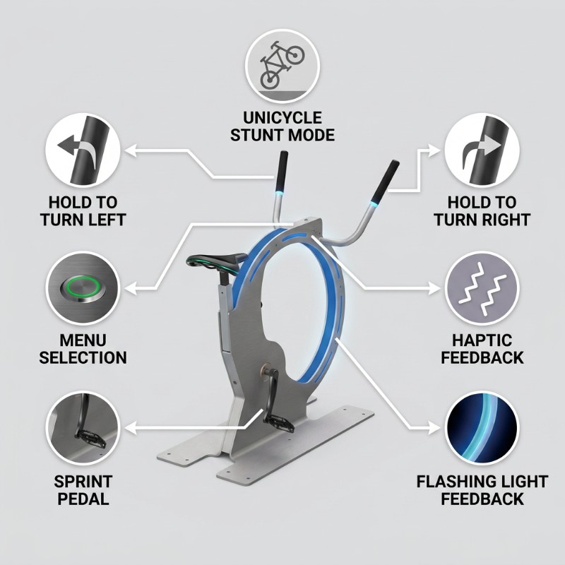 Smart Interactive Outdoor Cycling