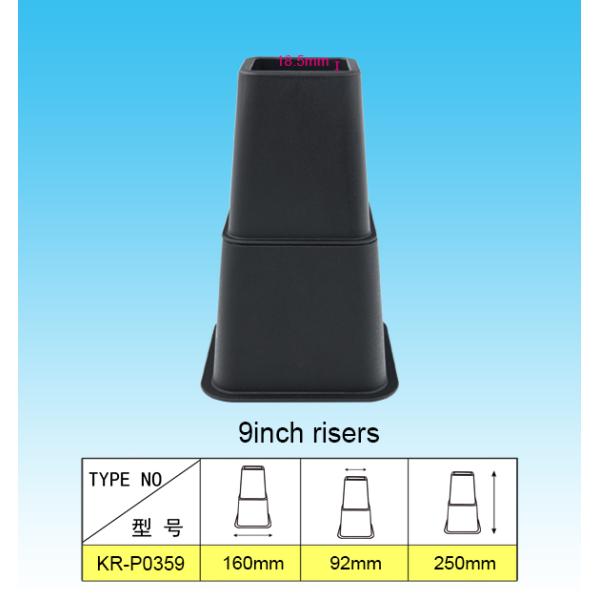 PP Material Adjustable Bed Risers / Adjustable Base Risers SGS Certification