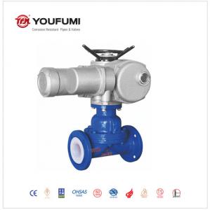 China WCB PFA Lined Diaphragm Valve , DN15 Pneumatic Operated Diaphragm Valve factory