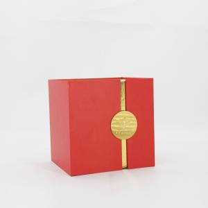 China Square Paper Gift Boxes Biodegradable Packaging Traditional Box With Four Inner Paper Tubes factory