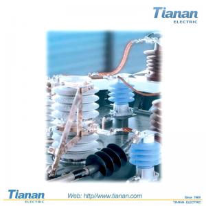China TIANAN Surge Arrester Medium Voltage 12 KV For Railway , HV Load Switch factory