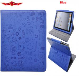 China Elegant Embosed Ipad 1 Ipad Air PU Leather Cover Cases Support Smart Sleep/Wake Up factory