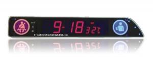 China China LED Bus digital clock manufacture Kinglong Bus Coach LED clock factory