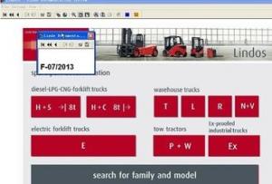 China Microsoft Support Forklift Diagnostic Tools For Linde , Parts Catalog EPC on sale