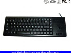 China Black ABS Plastic Keyboard Laser - Etched With Magnetic Strip Reader factory