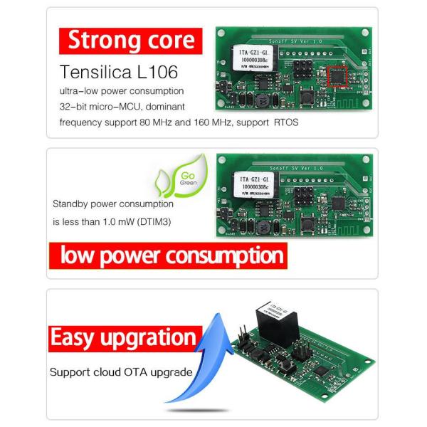Sonoff Smart Home SV Safe Voltage WiFi Wireless Switch Module