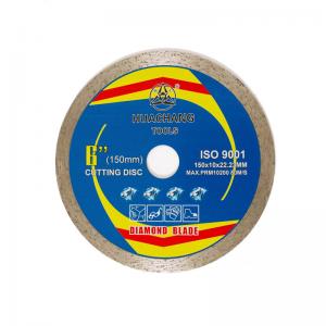 China 6 inch wet tile saw diamond blade for miter saw 22.23mm bore 150mm tile cutting blade factory
