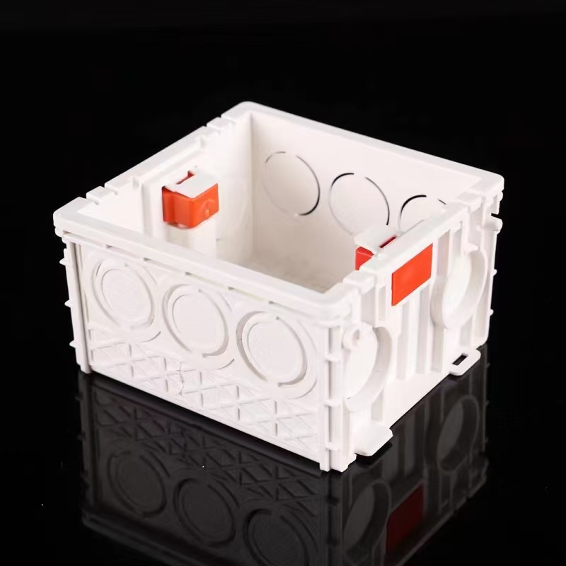 Fire Resistance Easy Installation PVC Mounting Box Plastic Electrical Junction Box