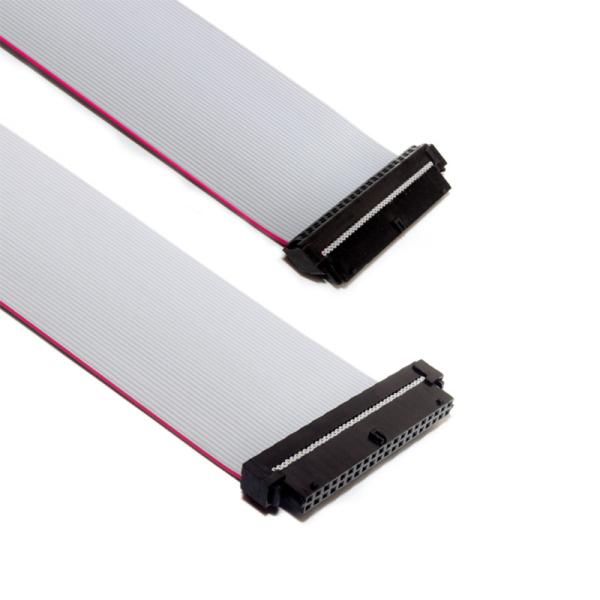 China UL2651 IDC Cable , Idc Flat Ribbon Cable 1.27mm Pitch 20 Pin factory