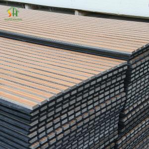 China 4x8ft E0 Grade Acoustic Slat Wall Panel MDF Wood Slat Wall Decorative factory