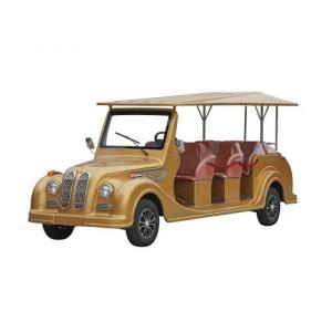 China Electric Tourist Sightseeing Vintage Car With Metal Frame Structure factory