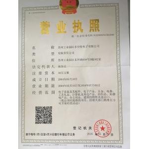 Gaiet Electronics (SuZhou)Co., Ltd Certifications