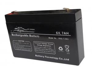 China 6v 7ah AGM Lead Acid Battery For Solar & Wind Power Generation Systems factory