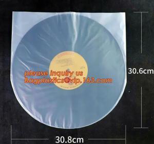 China Resealable Clear Plastic Cd Sleeves Album Packaging Bags,CD Bag PP Bag CD Protective Film For Disk Bag Pac factory