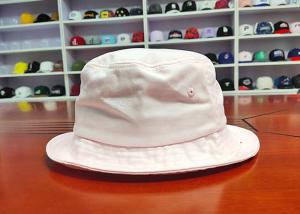 China Wholesale customize Pink your own design logo sun summer bucket fishing hats caps on sale