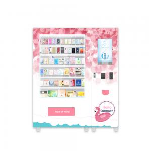 China Adult Cosmetic Cold Drink Book Mini Vending Machine With Elevator For Subway on sale
