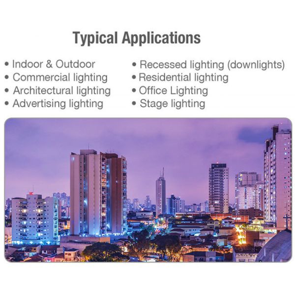 0-10V Triac PWM Dimmable LED Driver with 100% Output and 96W Power for Backlight Applications