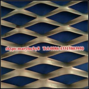 China architechtural external cladding/metal mesh facade cladding/expanded metal facade cladding factory