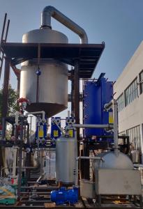 China Tubular Type MVR Evaporator 500-5000l Sewage Treatment Machine For Ammonium Sulfate Evaporation Concentration factory