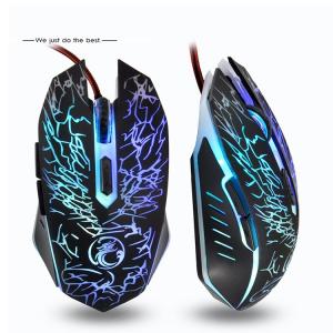 China Wired RGB Crack Backlit Gaming Mouse USB Illuminated for PS4 factory