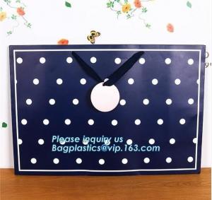 China luxury black and white stripe jewellery pouch paper bags,Paper bag with your own logo,foil stamping embossed heart kraft factory