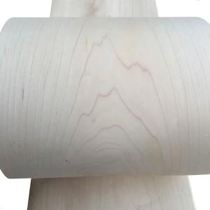 China ISO9001 Natural Solid Wood Veneer , Smooth Surface Maple Plywood Veneer on sale